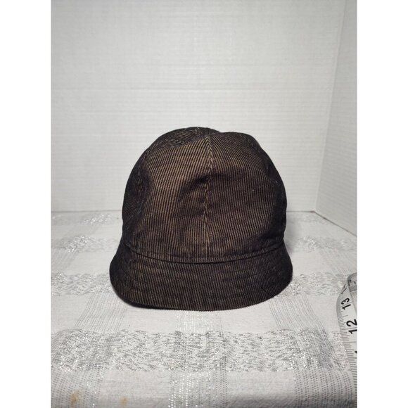 Corduroy Hat Cap Bucket Brown Womens Medium Casual Monochromatic Adult Casual - Picture 7 of 8